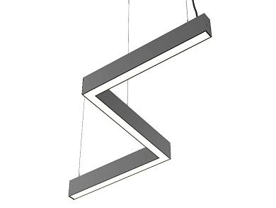 Светильник светодиодный зигзаг FS-TG 80Вт 8000Лм IP20