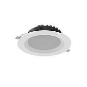 Светильник Downlight круглый встраиваемый 190*75 16W 4000K IP54/20 RAL9010 белый матовый