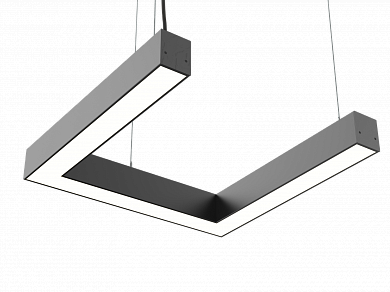 Торговый светодиодный Светильник МИККО КЛЭМП 30Вт черный