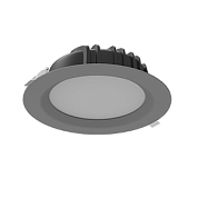 Светильник Downlight круглый встраиваемый 230*84 40W 4000K IP54 RAL7045 серый матовый